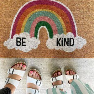 White Arizona Birkenstock Sandals